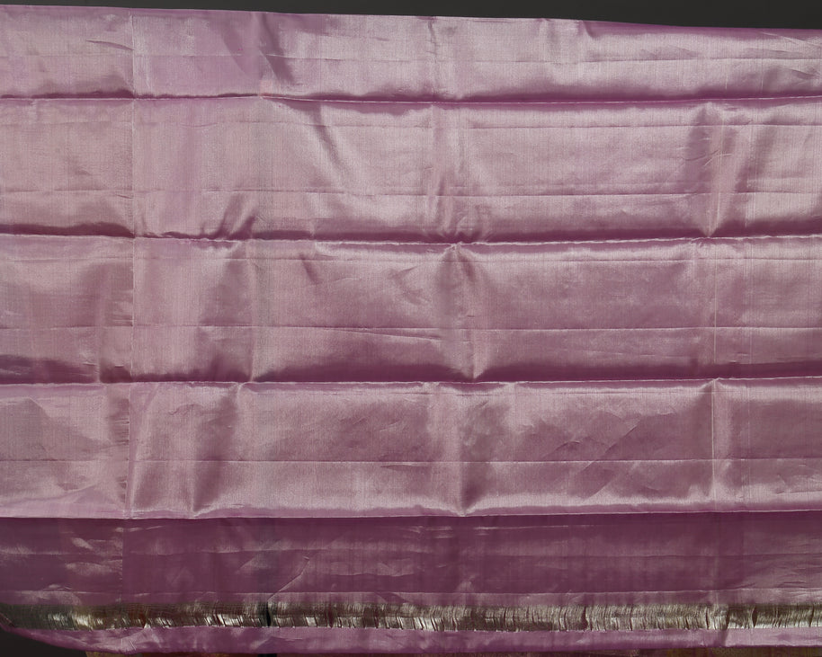 Regal Gold and Lilac Kanchipuram Silk Saree